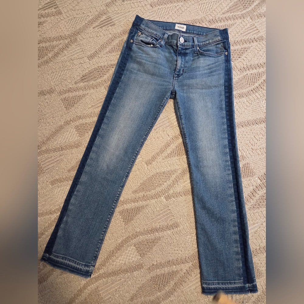 HUDSON WOMEN'S BLUE ELASTIC JEAN. dark sides SIZE 27 Brand New Without Tags